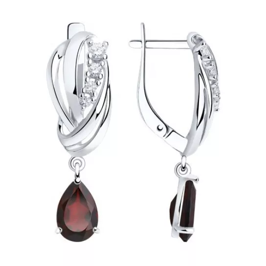 Серьги из серебра