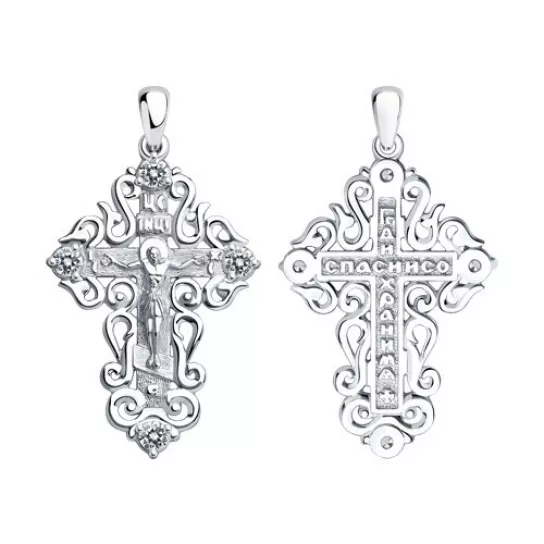 Крест из серебра