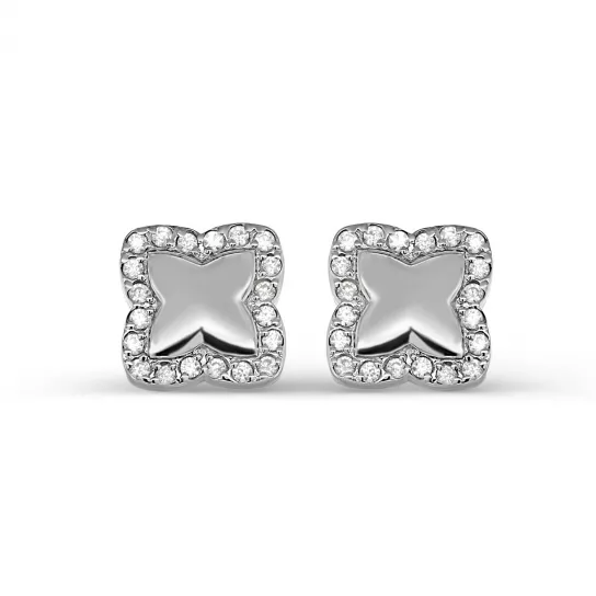 Пусеты из серебра