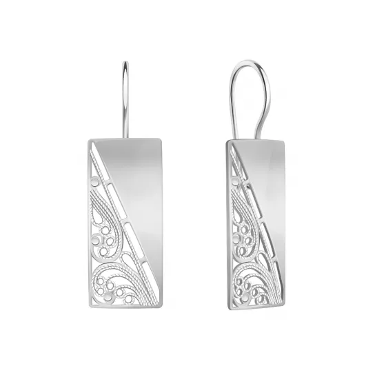 Серьги из серебра