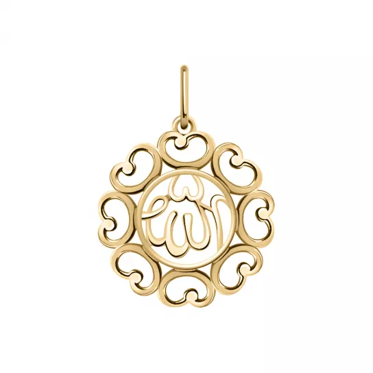 Подвеска мусульманская из золота