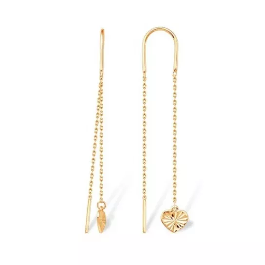 Серьги-продевки из золота