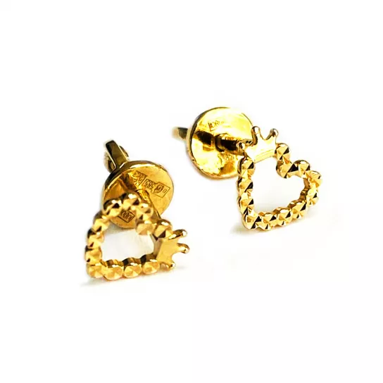 Пусеты из золота