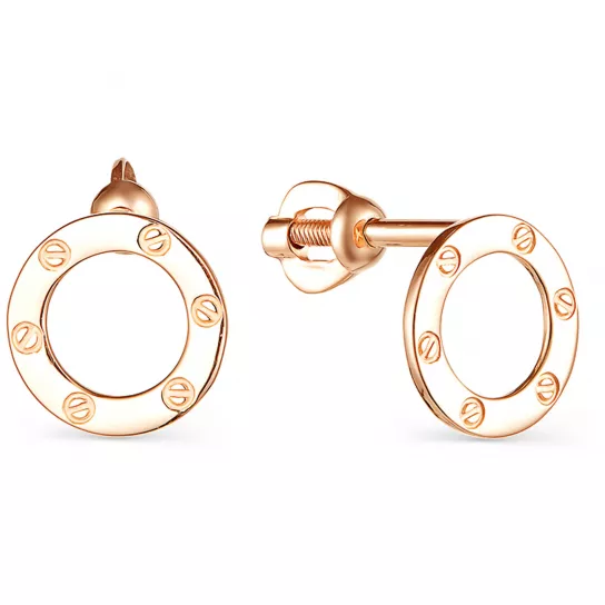 Пусеты из золота