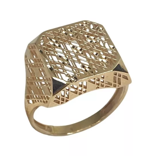 Кольцо-печатка из золота