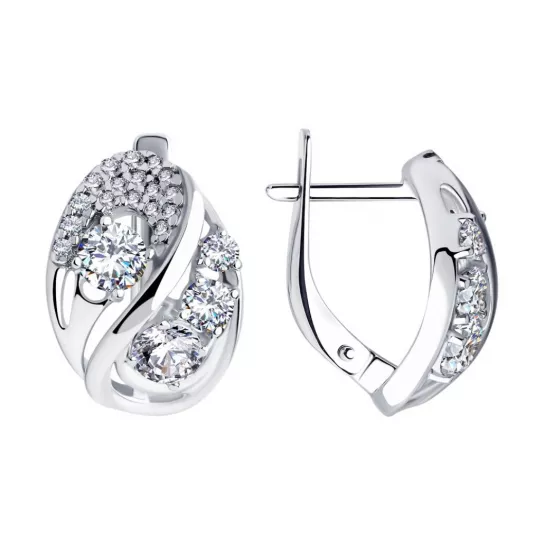 Серьги из серебра