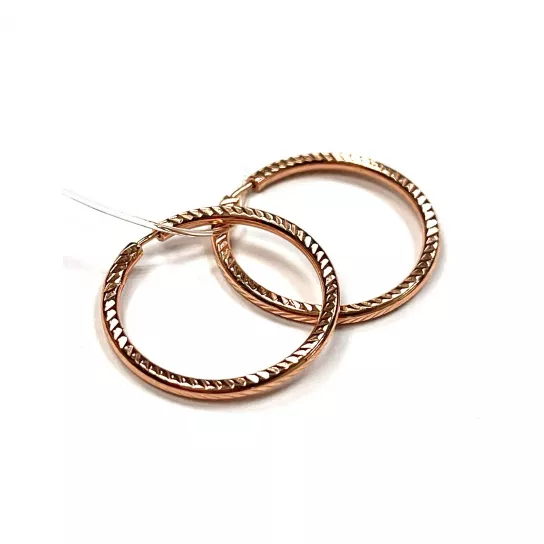 Серьги-конго из золота